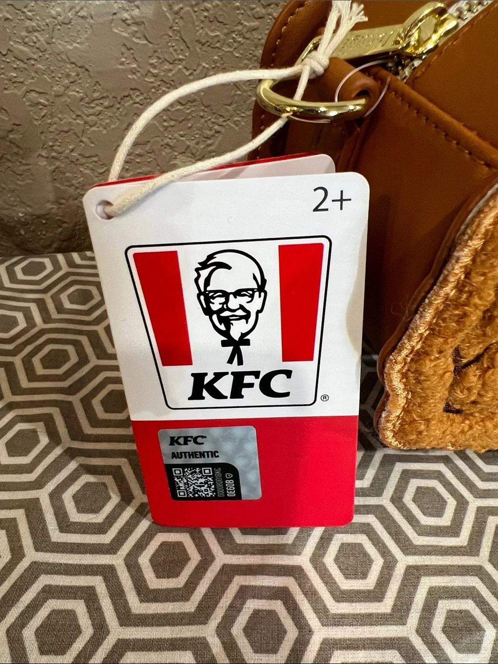 Loungefly KFC Fried Chicken Brown Crossbody Bag